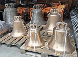 Nové zvony pro kostel v Horním Prysku