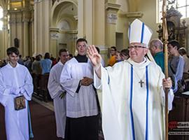 Mons. Jan Baxant slavil svátek Nanebevzetí Panny Marie v Hejnicích