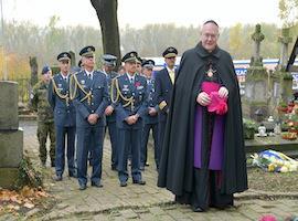 Vzpomínková bohoslužba na Městském hřbitově v Litoměřicích